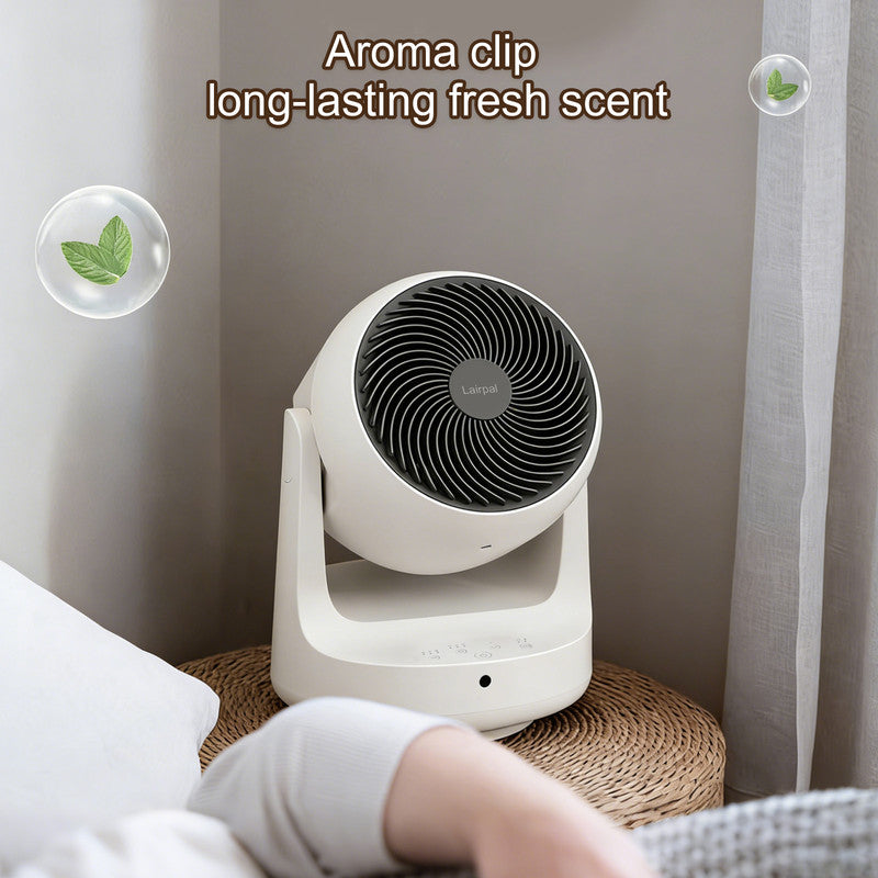 Compact Desktop Air Circulator Fan, Small Quiet Table Fan for Home Office