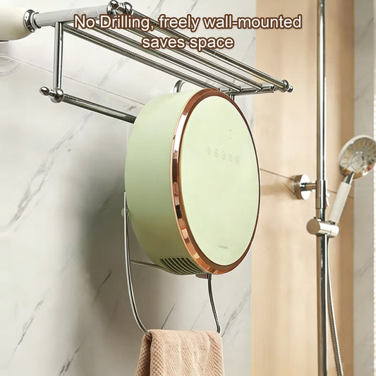 Wall-Mounted Bathroom Fan Heater, Portable Space Heater for Bedroom and Bathroom