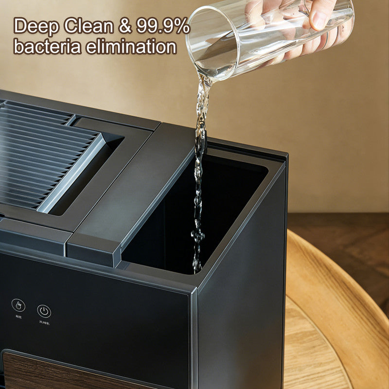 Large Capacity Cool Evaporative Humidifier, Quiet Mist-Free Humidifier for Home