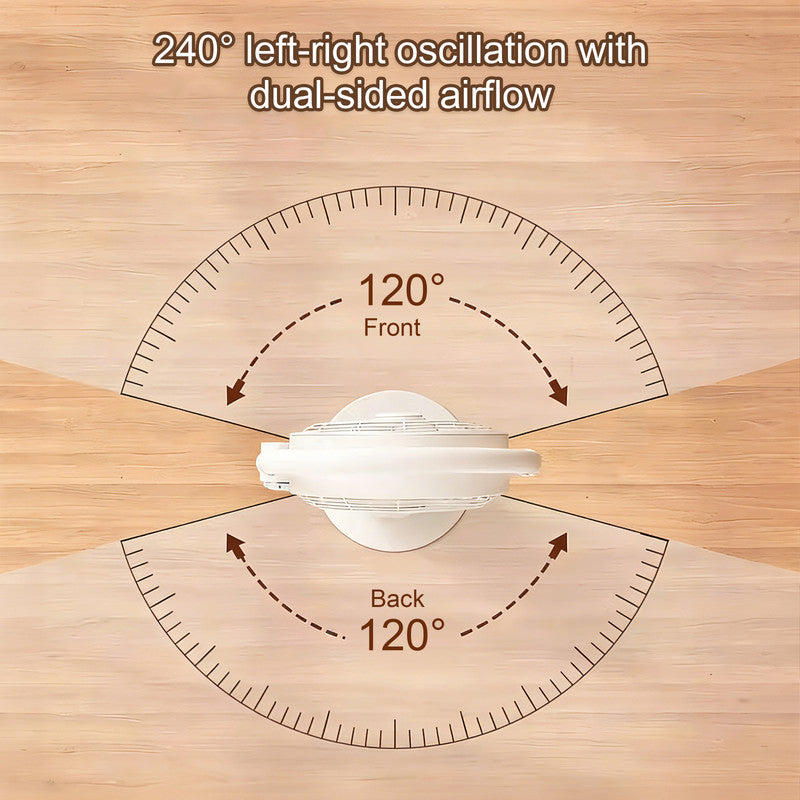 Triple-Head Inverter Air Circulator Fan, Quiet Standing Floor Fan for Home