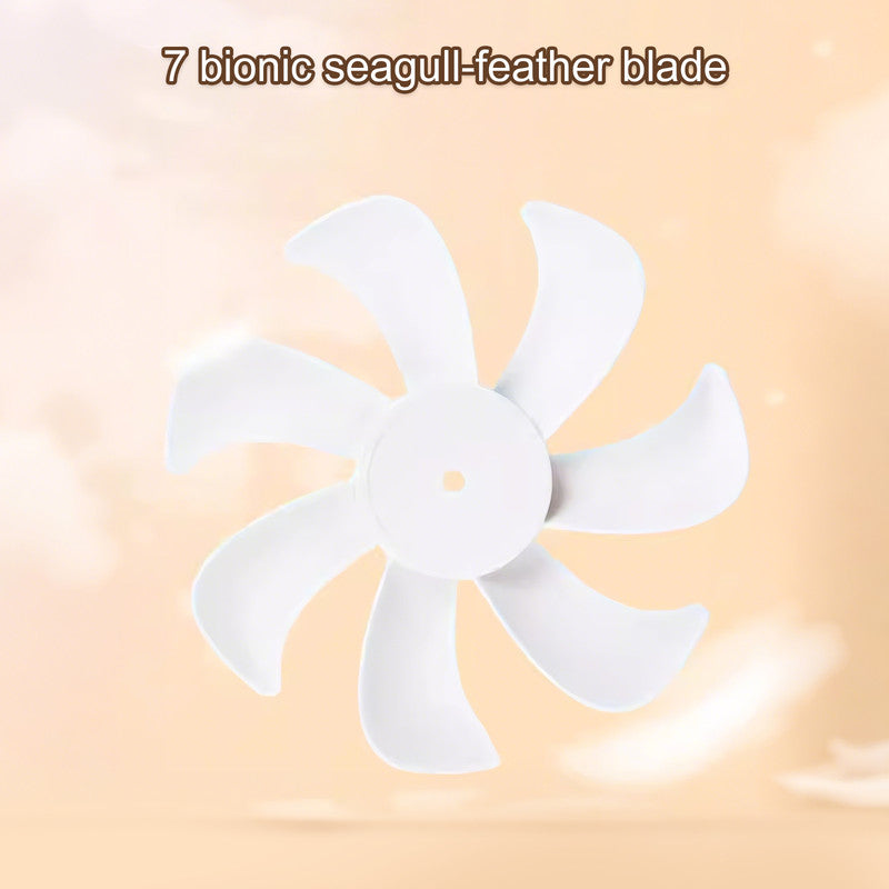 Triple-Head Inverter Air Circulator Fan, Quiet Standing Floor Fan for Home