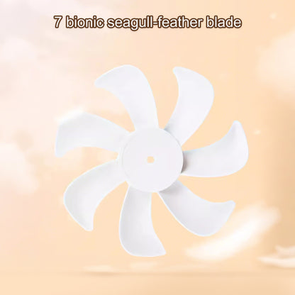 Triple-Head Inverter Air Circulator Fan, Quiet Standing Floor Fan for Home