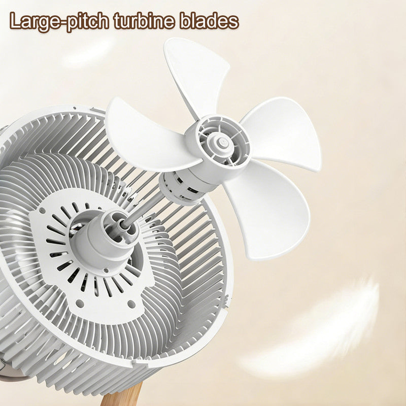 Small Desktop Air Circulator Fan, Oscillating Quiet Table Fan for Home Office
