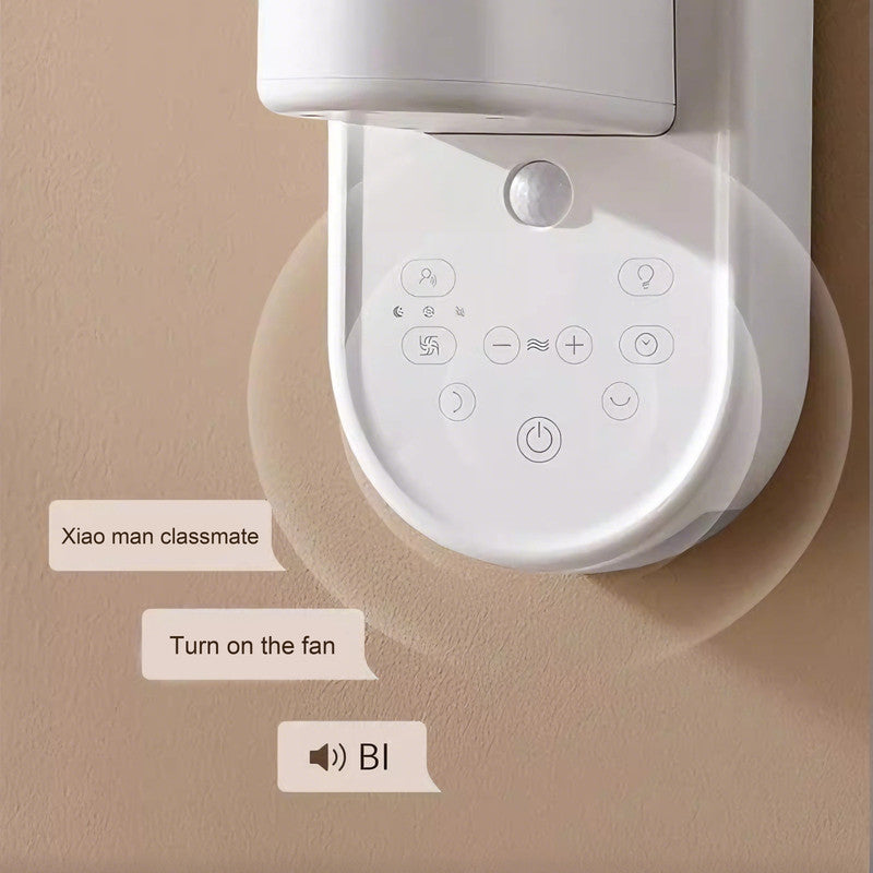 Wall-Mounted Inverter Air Circulator Fan, Oscillating Quiet Wall Fan for Home