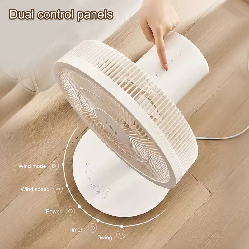 Smart Standing Air Circulator Fan, Quiet Floor Fan for Living Room and Home