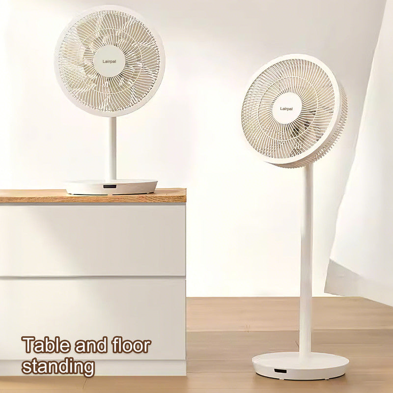 Smart Standing Air Circulator Fan, Quiet Floor Fan for Living Room and Home