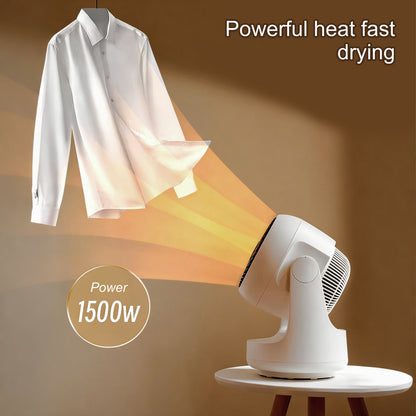 Compact Desktop Air Circulator Fan, Small Quiet Table Fan for Home Office