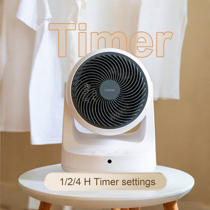 Compact Desktop Air Circulator Fan, Small Quiet Table Fan for Home Office