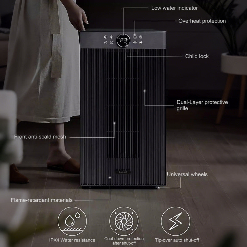 Graphene Space Heater with Humidification, Fast Heating Whole Room Electric Heater