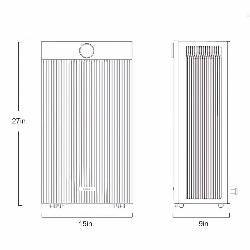 Graphene Space Heater with Humidification, Fast Heating Whole Room Electric Heater