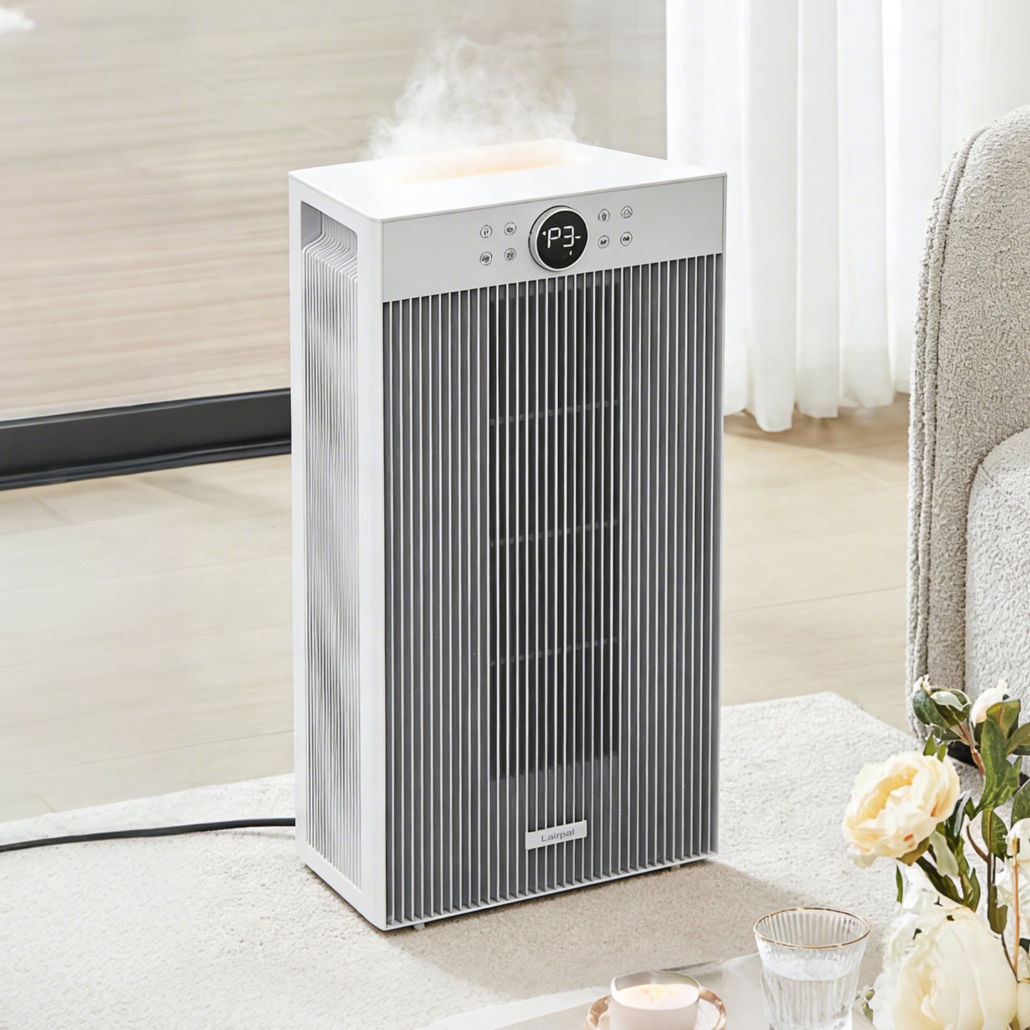 Graphene Space Heater with Humidification, Fast Heating Whole Room Electric Heater